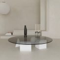 FÓRMA 160 Round Glass Coffee Table - Image 3