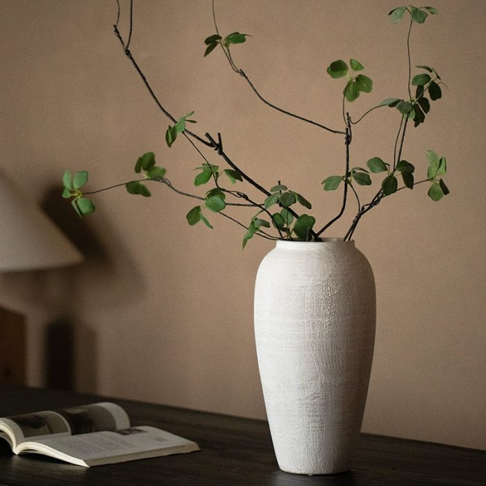 white nordic vase