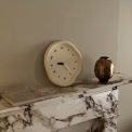 beige minimalist wall clock