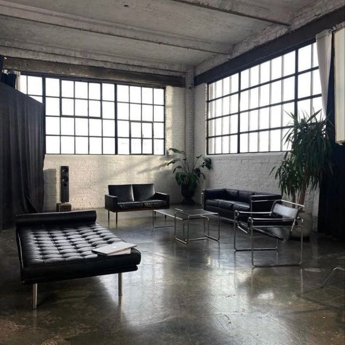wassily chair in ambient living room