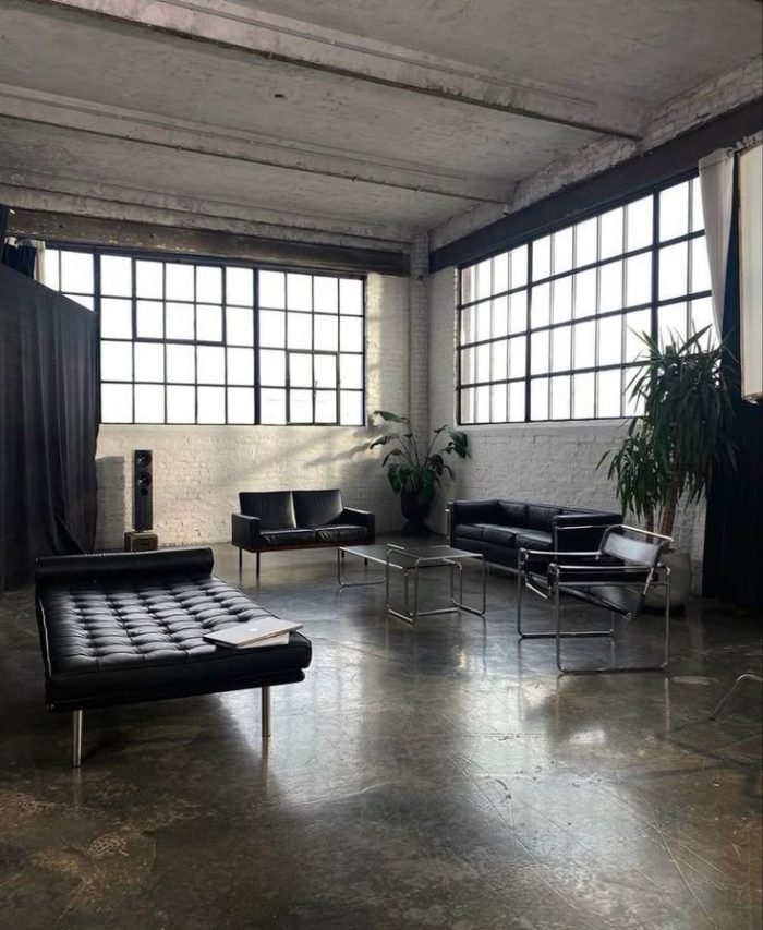wassily chair in ambient living room