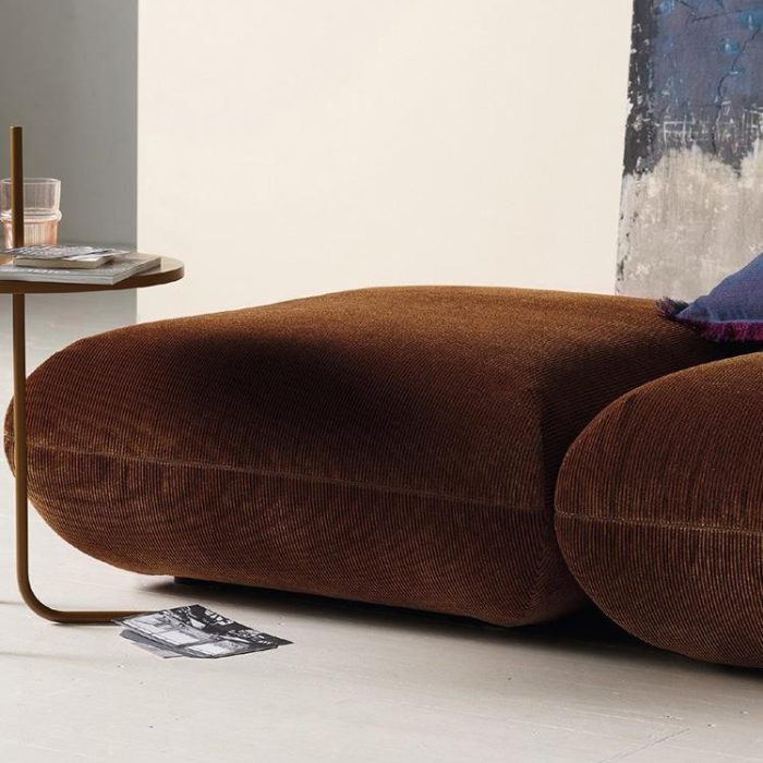 close up of luxury sofa