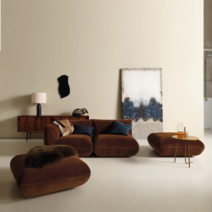 luxury sofa in minimalist living room