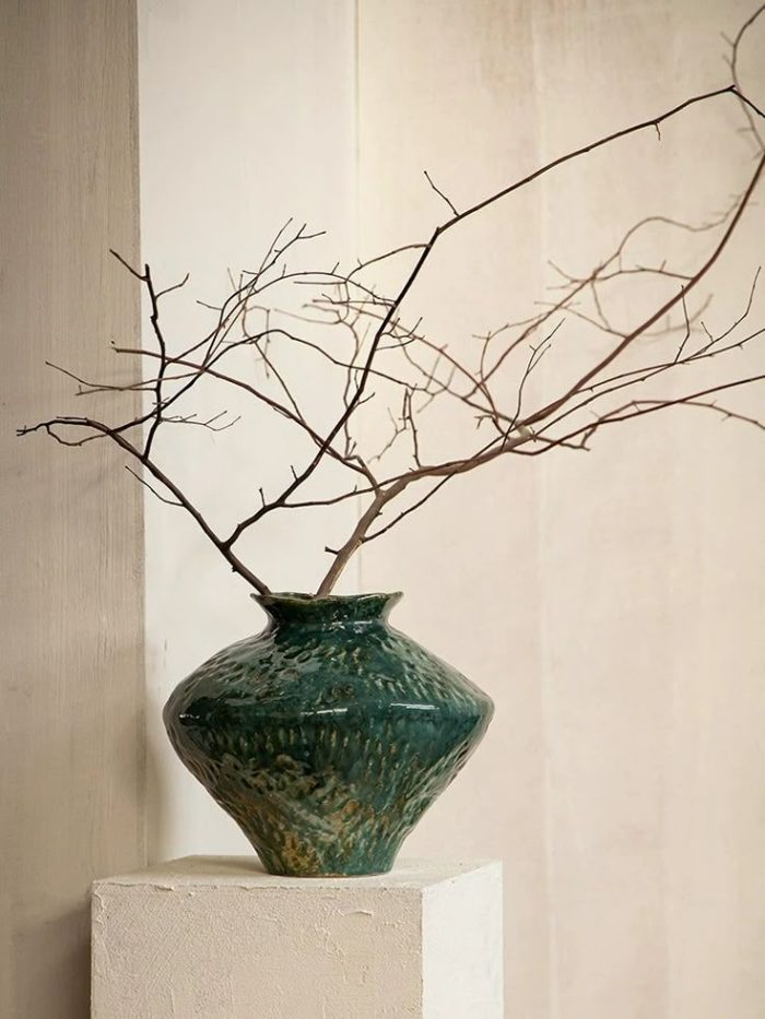 KOJI Green Ceramic Vase - Image 2