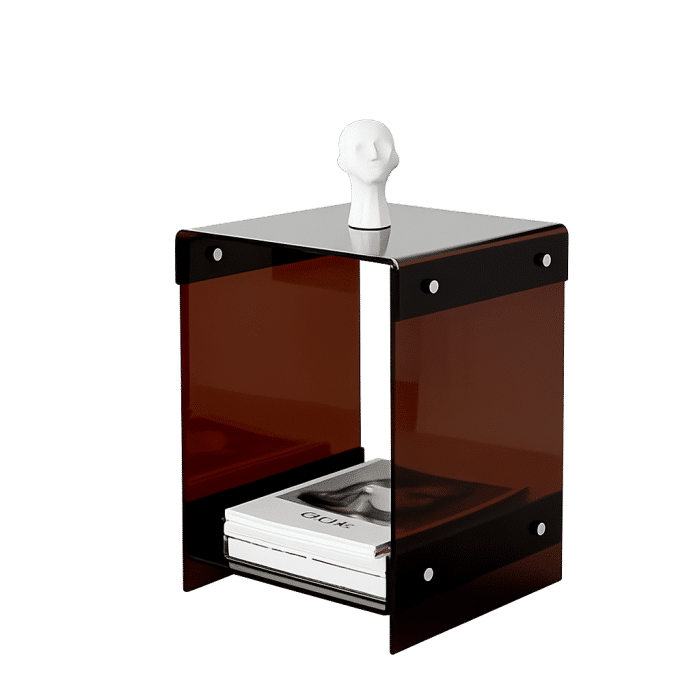 brown side table minimalist
