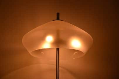 halogen lamp orange light close up